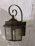 Nib Nip New Home Decorators Collection Tayton Black Outdoor Wall Mount Lantern. Fixed Price $46.53.