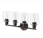 Pia Ricco 23.09 In. 4-LIGHT Oil Rubbed Bronze Vanity Lights Bathroom Wall. Fixed Price $32.99.