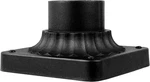 Designers Fountain 5.75" Outdoor Post Light Pier Mount Base Cast Aluminum Black. Fixed Price $33.13.