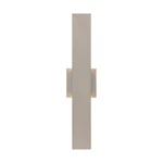 Eurofase Annette 1 Light 23" Outdoor Led Wall Sconce, Silver 42708-025. Fixed Price $408.00.