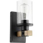 Quorum Alpine Light Wall Mount, Noir With Driftwood 5189-1-69. Fixed Price $99.00.