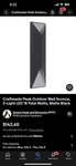 Craftmade Peak Outdoor Wall Sconce, 2-LIGHT Led 18 Total Watts, Matte Black. Fixed Price $132.00.
