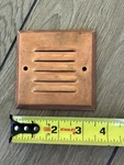 Highpoint Deck Lighting Recessed Step Cover - Solid Copper 3.5" Square. Fixed Price $19.99.