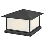 Hinkley Lighting Walter 2LT Outdoor Pier Mount, Black/etched White 28987TK-LV. Fixed Price $524.00.