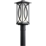 Kichler Ashbern 1 Outdoor Post Light, Textured Black - 49976BKTLED. Fixed Price $304.99.