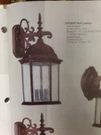 Mainstreet By Capital Lighting Outdoor Wall Lantern Multi Black/brown 9834NT New. Fixed Price $74.50.