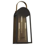 Quorum International 72-25 Arpeggio 3 Light 25" Tall Outdoor Wall Matte Black. Fixed Price $328.00.