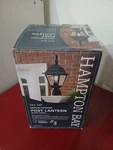 Hampton Bay Medium Exterior Post Lantern Black Finish 240 369. Fixed Price $39.00.