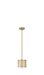 Livex Lighting 41101-33 Arabesque Soft Gold Mini Pendant. Fixed Price $35.00.