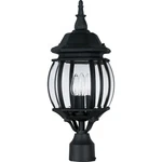 Maxim Crown Hill 3-LIGHT Outdoor Pole/post Lantern Black 1035BK. Fixed Price $85.00.