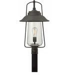 Hinkley 2861OZ Beldenplace 22" High Oil Rubbed Bronze Outdoor Post Light. Fixed Price $340.00.