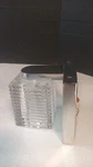 Electric 4 7/8"TALL Led Outdoor Wall Sconces Silver & Glass Modern. Fixed Price $49.99.