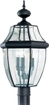 Lancaster 24" Black Outdoor Post Lantern - Elegant Exterior Lighting Fixture. Fixed Price $264.99.