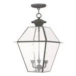 Livex Westover Light Outdoor Pendant Lantern, Charcoal/beveled 2385-61. Fixed Price $519.96.