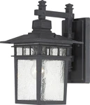 14" Black One Light Outdoor Wall Mount Fixture - Stylish And Durable. Fixed Price $183.99.