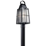 Kichler Tolerand 1 Outdoor Post Light, Textured Black - 49555BKT. Fixed Price $399.99.