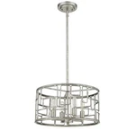 Acclaim Lighting IN21131 Silver Amoret 4-LIGHT 16"W Pendant. Fixed Price $171.00.