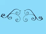 1SET Gas Copper Lantern Custom Double Mustache Bracket W/ Texture Powder Coat. Fixed Price $250.00.