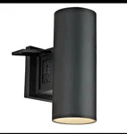 Home Decorators Turrill Matte Black Outdoor Wall Cylinder Light Porch Sconce. Fixed Price $58.49.
