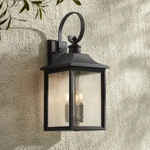 Moray Bay Mission Outdoor Wall Fixture Black Lantern 3-LIGHT 24" Exterior. Fixed Price $239.99.
