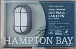 Hampton Bay Exterior Led Wall Lantern, Black Finish, 1000640809, New $40. Fixed Price $28.88.