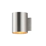 Brushed Aluminum One Light Outdoor Wall Lantern From The Outpost Collection. Fixed Price $108.00.
