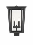 Z-lite 571PHBS-SQPM-BK Seoul Light 21 Inch Black Outdoor Pier Mount. Fixed Price $568.00.
