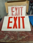 Etoplighting AGG745 Led Emergency Exit Fixture Double Face And Nob. Fixed Price $25.00.