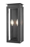 Z-lite 5018S Nova 2 Light 17" Tall Outdoor Wall Sconce Black. Fixed Price $238.00.
