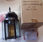 *new* Thomas Parker Outdoor Light Fixture Rubbed Bronze 41078405-RB. Fixed Price $30.00.