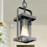 Uolfin 62817ZBZYQZ253P Rhett 1-LIGHT Rustic Black Cage Outdoor Pendant. Fixed Price $49.99.