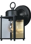 Designers Fountain 1161-BK One Light Outdoor Wall Lantern, Black Finish With. Fixed Price $9.99.