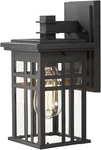 1-LIGHT Exterior Wall Mount Fixtures, Outdoor Sconce Lantern In Black. Fixed Price $87.99.