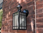 Heath Zenith HZ-4170-BK 150 Degree Motion Activated Lantern Black Used. Fixed Price $10.00.