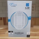 Euri Bulkhead Wall Led Cool White Outdoor 6.2W Non Dimmable Lighting. Fixed Price $14.95.