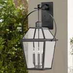 Hinkley Nouvelle 30 3/4"H Blackened Brass Outdoor Wall Light. Fixed Price $1399.00.
