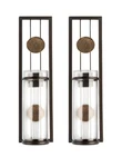 Danya B Set Of Contemporary Wall Sconces, Metal Antique-style Cor (25C). Fixed Price $27.99.