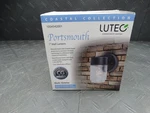 Lutec Coastal Portsmouth 1-LIGHT Black Outdoor Wall Mount Lantern 1004542001. Fixed Price $18.99.