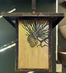 Meyda Lighting 29531 Hyde Park Hanging Wall Sconce Outdoor Pinecone. Fixed Price $369.00.