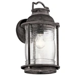 Kichler 49571 Weathered Zinc Ashland Bay Collection 16" Outdoor Wall Light. Fixed Price $319.99.