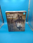 Koda Led Outdoor Coach Light Black Dusk To Dawn 800 Lm Durable & Weather Resist. Fixed Price $40.00.