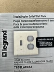 Legrand Toggle / Duplex Outlet Wall Plate-light Almond TP18LACC12 Qty. Fixed Price $27.00.