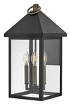 Lark 81525 Rhett 3 Light 20" Tall Outdoor Wall Sconce - Black. Fixed Price $237.99.