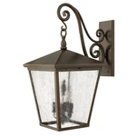 Hinkley Trellis Light Outdoor Extra Lg Wall Mount, Regency Bronze - 1438RB. Fixed Price $979.00.