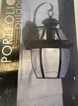 Portfolio Wall Lantern 0338653 Black Finish New. Fixed Price $30.00.