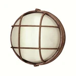 Trans Globe 10' Wide Round Bulkhead In Rust - 41515 Rt. Fixed Price $55.10.
