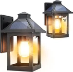 2 Pack Solar Wall Lanterns Outdoor With 3 Modes, Dusk To Dawn Motion Sensor Led. Fixed Price $94.78.