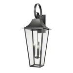 Z-lite Gannon 16" Outdoor Wall Light, Black/clear Beveled 5008XXL-BK. Fixed Price $1112.00.