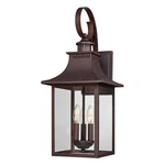 Quoizel CCR8410CU Chancellor 3-LIGHT Outdoor Lantern In Bronze. Fixed Price $289.99.