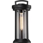 Nuvo Lighting Huron 1 Small Wall Lantern, Clear, Aged Bronze 60-6502. Fixed Price $216.99.